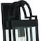 Designers Fountain Monroe 14 in 1Light Matte Black Outdoor Wall Lantern with Clear Glass Shade D240M-7OW-MB - alternate 3